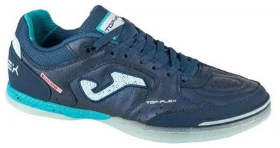 Productafbeelding van Joma - Heren zaalvoetbalschoenen "Top Flex", leer PP6687 (maat 40 EU) (donker marineblauw)