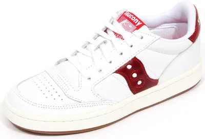 Produktbild von G5936 sneaker donna SAUCONY JAZZ COURT off white/red vintage effect shoe woman