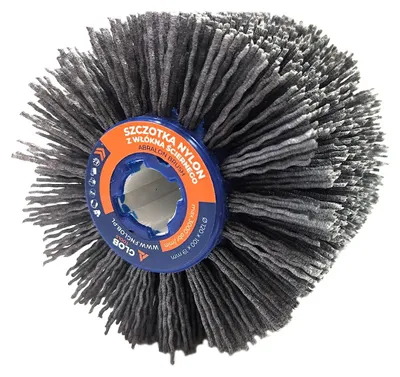 Immagine prodotto di Glob Tools: Spazzola per l'invecchiamento del legno con fibra abrasiva, dimensioni 120x100x19 mm, in nylon