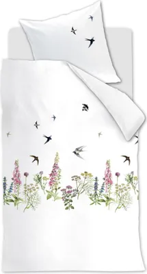 Produktbild von Marjolein Bastin Renforcé-Bettwäsche-Garnitur Swallows Farbe Multi Größe 155x220