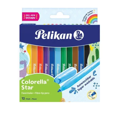 Obrázek produktu pro Pelikan 822305 Pelikan Colorella Star C302 Filzstifte farbsortiert, 12 St.