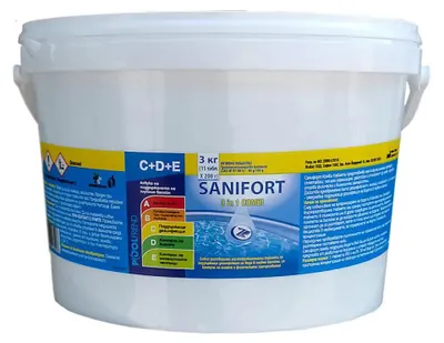Obrázek produktu pro Tabletky do bazénu na kontrolu řas 3v1 Sanifort