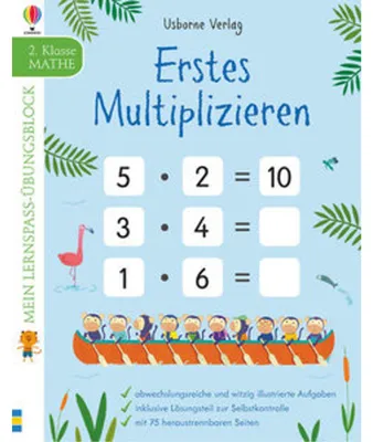 Obrázok produktu pre Mein Lernspaß-Übungsblock: Erstes Multiplizieren (2. Klasse)