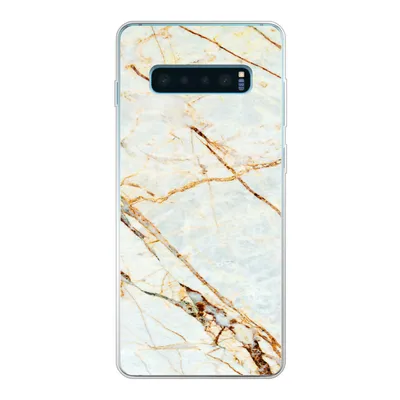 Produktbild von MuchoWow® Handyhülle Schutzhülle Hülle für Samsung Galaxy S10 Lite Marmor - Gold - Luxus Silikon Softcase Handy Hülle - Schutz - Geburtstag Teenager