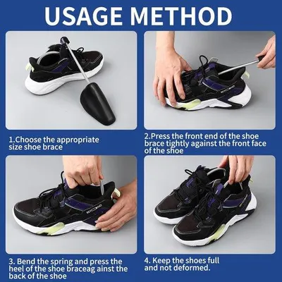 Produktbild von Famanu Schuhspanner für Herren - Verstellbar - 4 Paar - Schwarz - Größe 39-47