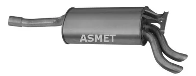 Produktbild von ASMET 01.050 Endschalldämpfer passend für MERCEDES-BENZ Stufenheck (W124) Auspuff