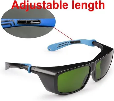Image de Lunettes de protection laser IPL 200-2000 nm pour les traitements d'épilation au laser - Lunettes de protection pour les opérateurs utilisant la lumière rouge LED infrarouge - Soins de beauté UV