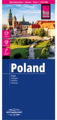 Immagine prodotto di Mappa della Polonia di Reise Know-How | Polonia (1:675.000)