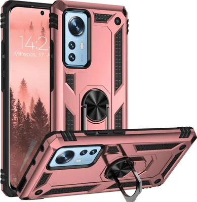 Produktbild von Armor Outdoor Handyhülle für Xiaomi 12 5G / 12X 5G Handy Panzer Case Cover Schutzhülle Farbe: Rosegold