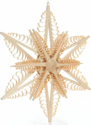 Produktbild von Fensterschmuck Spanstern mit 6 Bäumchen D=32cm NEU