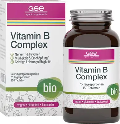 Produktbild von GSE - Vitamin B Complex (Bio) - 150 Tabletten