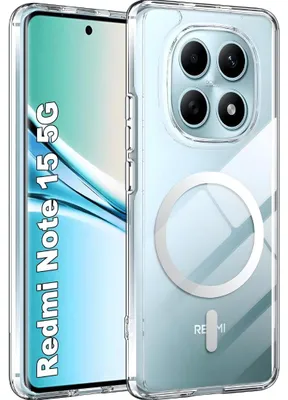 Produktbild von Schutzhülle für Xiaomi Redmi Note 15 5G / 4G MagSafe Silikon Case Slim Transparent