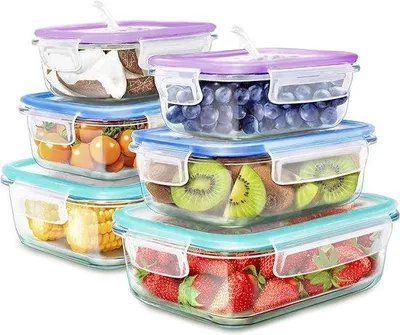 Produktbild von Gläserne Lebensmittelbehälter-Set