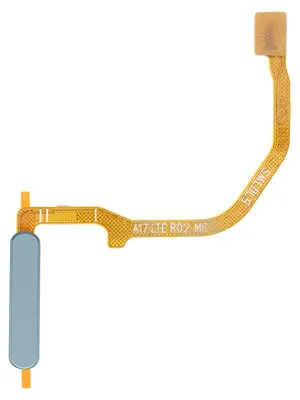 Immagine prodotto di Clappio, sensore di impronte digitali di ricambio per Galaxy A17 4G con cavo flessibile, azzurro