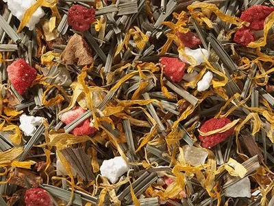 Immagine prodotto di 1 kg di miscela di tisane al gusto di limone/fragola
