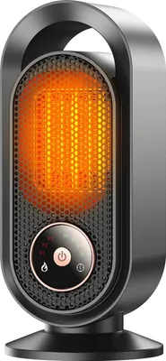 Obrázek produktu pro Přenosný ventilátor s topením, keramická technologie topení, 3 stupně topení, 1000 W, 3 rychlosti, EU