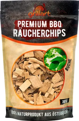 Produktbild von Premium BBQ Räucherchips - 750g Buche