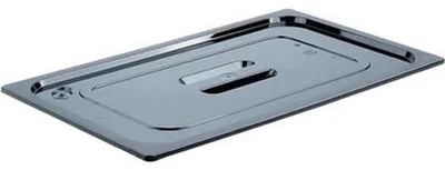 Produktbild von GN-Deckel, Polycarbonat, schwarz, f. GN 1/1 Behälter