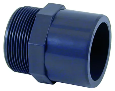 Image de PVC - Raccord en U Manchon x M 63-50mm x 2" PN10