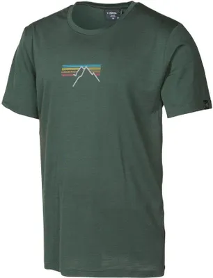 Produktbild von Ivanhoe T-Shirt UW Ceasar Sunset für Herren - 100% extra feine Wolle - Grün
