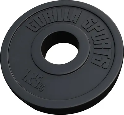Produktbild von GORILLA SPORTS® Olympia Hantelscheiben - 1,25kg Gewichte, 50mm Bohrung, aus Kunststoff - Gewichtsscheiben, Hantelscheiben-Set, Olympiascheiben