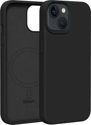 Obrázok produktu pre Etteri Silikónový kryt Mag Cover pre iPhone 14 6,1" Puzdrá na mobilné telefóny Black