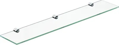 Produktbild von Wandablage Glasregal Glasboden Wandregal Badregal Wandboard Glasablage Glasplatte 60x11 cm Klarglas