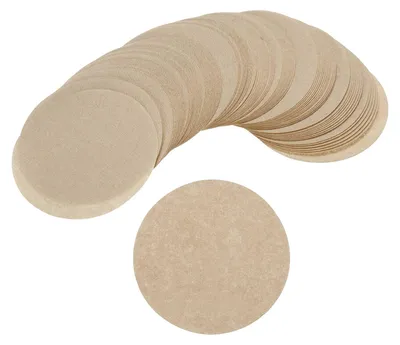 Papierfilter für Mokkakanne, 53 mm, 300 Stück, braun