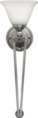 Produktbild von Elstead Bolla Wandleuchte E27 66cm Nickel gebürstet