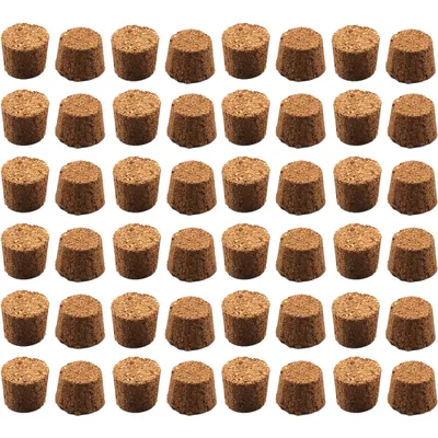 Produktbild von 100 Stück Konische Korkstopfen Weinflaschenkorken Holzflasche Kork Ersatzkorken für dekanter für Bar Home Restaurant(20 Zahnkorken)