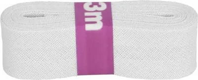 Produktbild von Schrägband 3m x 20mm Baumwolle gefalzt 60 Farben Einfassband Saumband