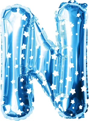 Produktbild von Oblique Unique Folien Luftballon Buchstabe N Kinder Geburtstag Baby Shower Party Deko Ballon - blau