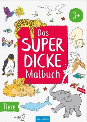 Obrázek produktu pro Das superdicke Malbuch - Tiere
