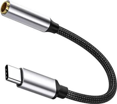 Produktbild von INF 3.5mm auf Type-C Audio Adapterkabel Silber