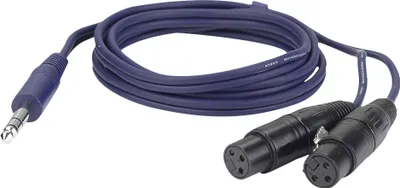Produktbild von DAP FL37 - 2 x bal. XLR 3P, female to Jack stereo 1,5 m