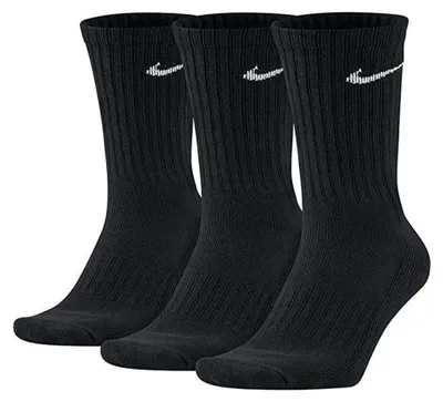 Immagine prodotto di Nike - Calzini "Value" da uomo/donna unisex (confezione da 3) PP195 (38 EU - 43 EU) (nero)