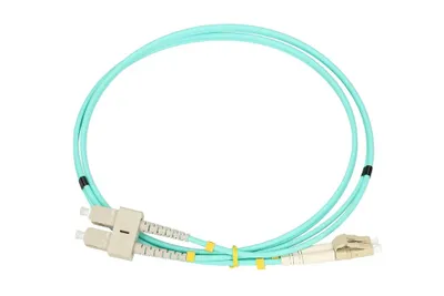Obrázek produktu pro Extralink LC/UPC-SC/UPC Patchcord Multimodový, OM3, Duplex, 3mm, 1m