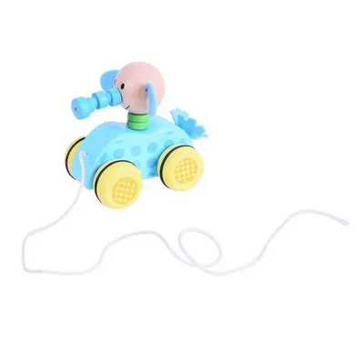 Produktbild von Bigjigs Toys Ziehspielzeug an einer Babyelefantenschnur