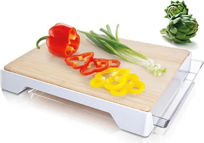 Produktbild von Schneidebrett mit Auffangbehälter