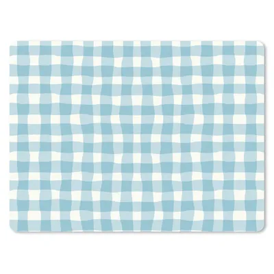 Produktbild von MuchoWow® Mauspad Mousepad Pastell - Blau - Muster 23x19 cm - Mousepads - Maus Mat - Pad - Mausunterlage - Schreibtischunterlage - Mauspad