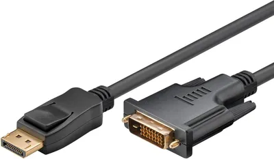 Obrázok produktu pre Goobay 51963, 5 m, DisplayPort, DVI-D, Samec, Samica, Priamy