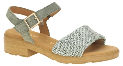 Produktbild von Gabor 82.814 Damen Sandale - Sandaletten grün NEU