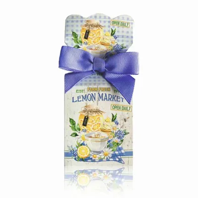 Produktbild von Soaptree Geschenkseife in einer Box, Duft: Lemon Market, 90g