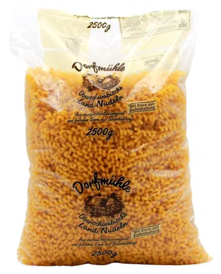 Produktbild von Dorfmühle Oberschwäbische Korkenzieher Land-Nudeln, 4er Pack (4 x 2.5 kg)