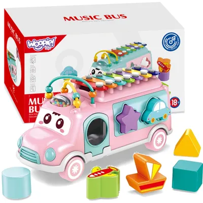 Immagine prodotto di WOOPIE BABY Macchinina musicale con cimbali rosa