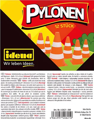 Produktbild von Idena Pylonen 12er 4064997406210