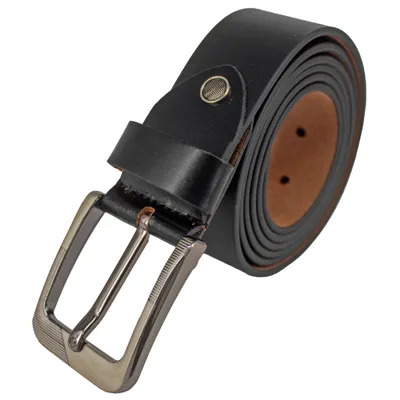 Produktbild von Büffelleder Gürtel XL Bundweite 140cm, 38mm Breit Schwarz