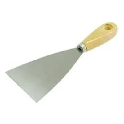 Productafbeelding van Mega spachtel, staal, 100 mm, met houten handvat