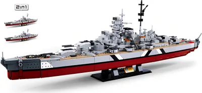 Produktbild von Sluban M38-B1102 - Model Bricks - Schlachtschiff Bismarck 2in1