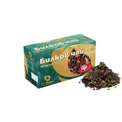 Produktbild von Dr. Rose Kräutertee mit Rosenblüten 30g – 20 Beutel – Naturmischung